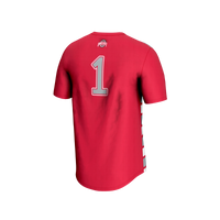 GameDay Greats #1 Scarlet Ohio State Buckeyes Lightweight Soccer Fashion Jersey