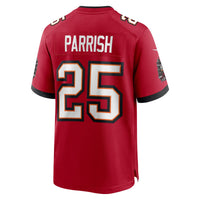 Tampa Bay Buccaneers Jacob Parrish Nike Red Team Game Jersey