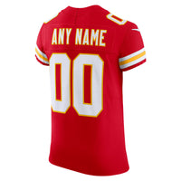 Kansas City Chiefs Nike Red Vapor F.U.S.E. Elite Custom Jersey