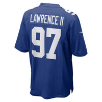 New York Giants Dexter Lawrence II Nike Royal Team Game Player Jersey