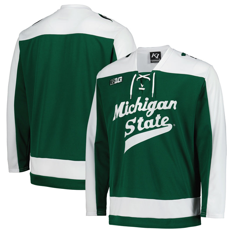 Michigan State Spartans Replica Hockey Jersey - Green