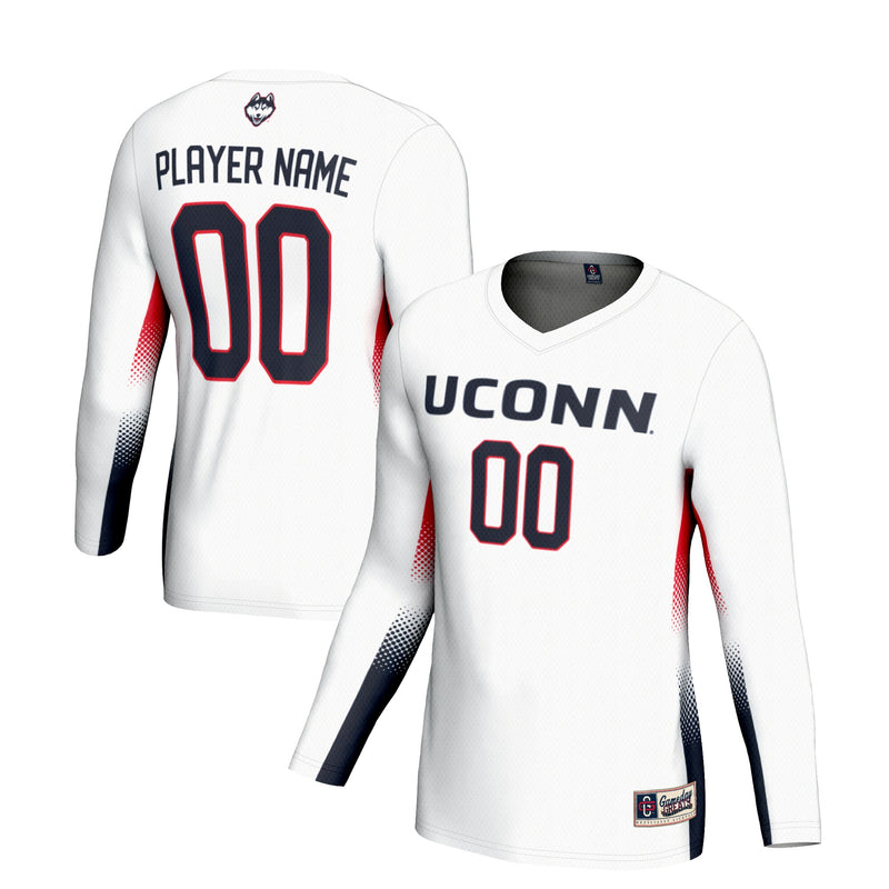 UConn Huskies GameDay Greats NIL Lightweight Volleyball Jersey - White