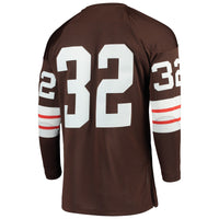 Cleveland Browns 1964 Jim Brown Mitchell & Ness Brown Authentic Throwback Retired Player Jersey