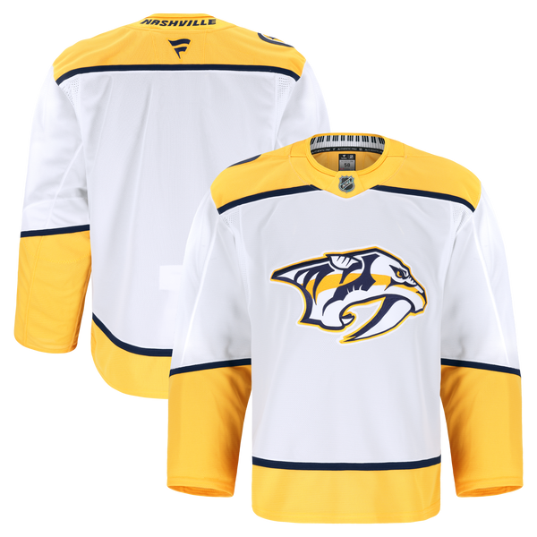 Nashville Predators Fanatics White Away Authentic Pro Jersey