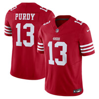 San Francisco 49ers Brock Purdy Nike Scarlet Vapor F.U.S.E. Limited Jersey