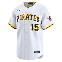 Pittsburgh Pirates Oneil Cruz Nike White Home Limited Player Jersey