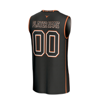 Texas Longhorns GameDay Greats Lightweight Collegiate Basketball NIL Pick-A-Player Fashion Jersey - Black