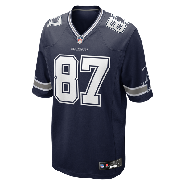 Dallas Cowboys Jake Ferguson Nike Navy Team Game Jersey