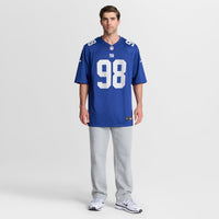 New York Giants D.J. Reader Nike Royal Game Jersey