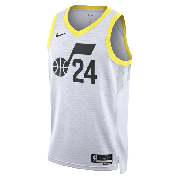 Utah Jazz Nike Association Edition Swingman Jersey - White - Walker Kessler -