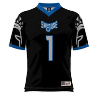 #1 San Jose State Spartans GameDay Greats Football Jersey - Black