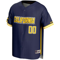 Cal Bears GameDay Greats NIL Pick-A-Player Lightweight Baseball Jersey - Navy
