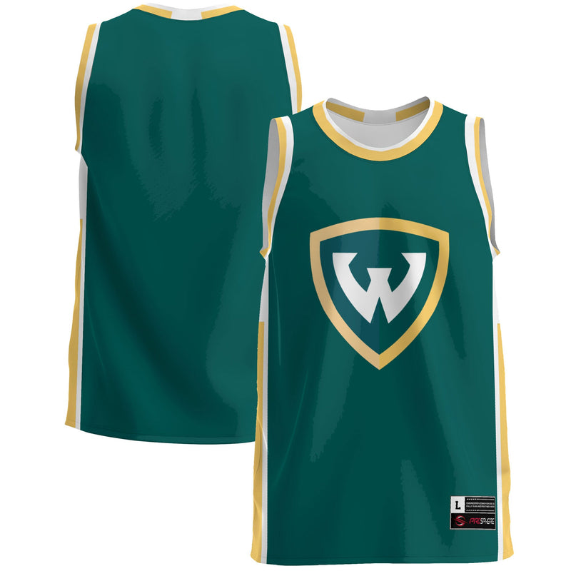 Wayne State Wildcats GameDay Greats Lightweight Basketball Jersey - Green