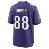 Baltimore Ravens Matthew Hibner Nike Purple Team Game Jersey