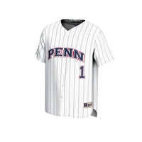 #1 Pennsylvania Quakers GameDay Greats Lightweight Baseball Jersey - White