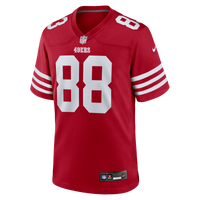 San Francisco 49ers Jake Tonges Nike Scarlet Team Game Jersey
