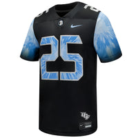 #25 UCF Knights Nike 2025 Space Game Football Game Jersey - Black