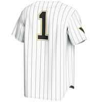 #1 Vanderbilt Commodores GameDay Greats Lightweight Baseball Jersey - White