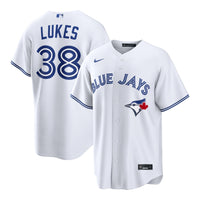 Toronto Blue Jays Nathan Lukes Nike White Home Replica Jersey