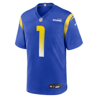 Los Angeles Rams Number 1 Groom Nike Royal Game Jersey