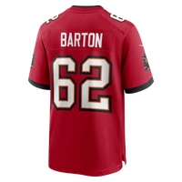 Graham Barton Pick No. 26 Nike Red Player Game Jersey