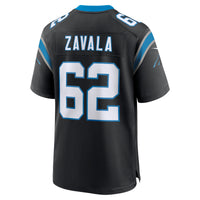 Carolina Panthers Chandler Zavala Nike Black Game Jersey
