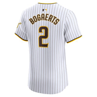 San Diego Padres Xander Bogaerts Nike White Home Elite Jersey