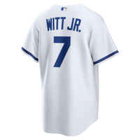 Kansas City Royals Bobby Witt Jr. Nike White Home Replica Jersey