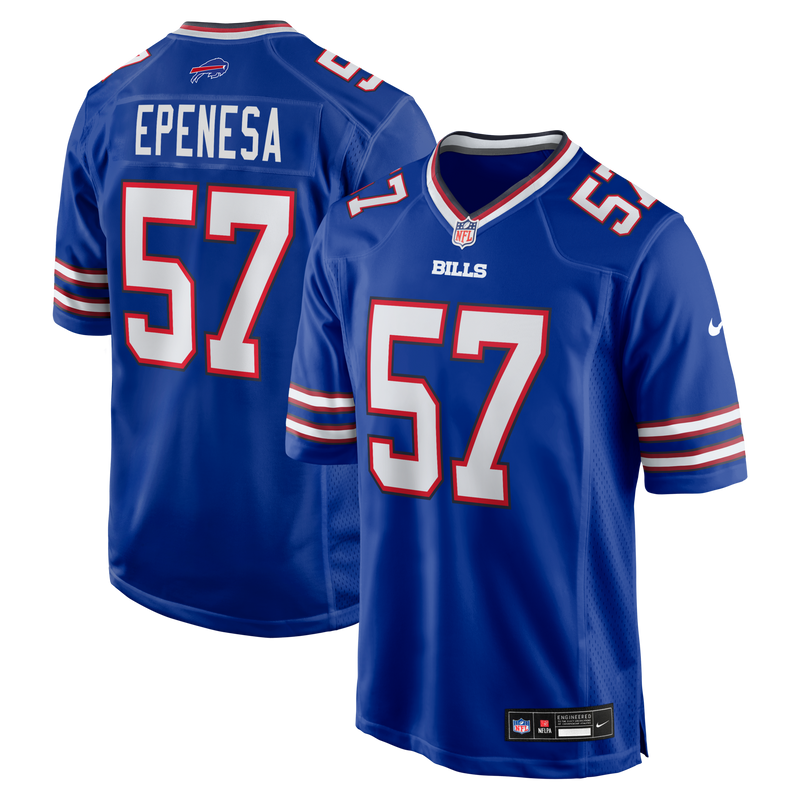 Buffalo Bills A.J. Epenesa Nike Royal Game Player Jersey