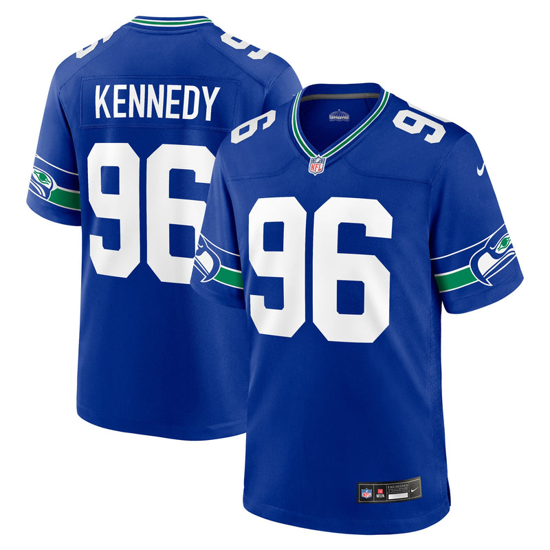 Seattle Seahawks Cortez Kennedy Nike Royal Retired Player Alternate Game Jersey