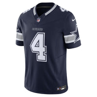 Dallas Cowboys Dak Prescott Nike Navy Vapor F.U.S.E. Limited Jersey