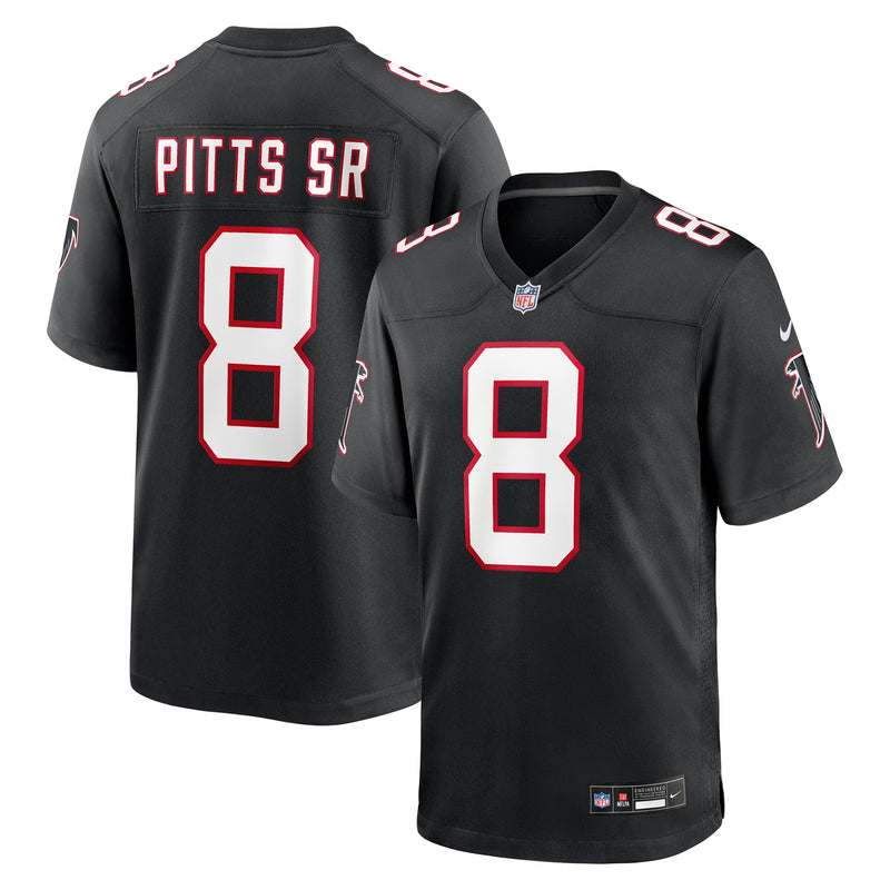 Atlanta Falcons Kyle Pitts Sr. Nike Black Alternate Game Jersey