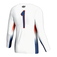 #1 Florida Gators GameDay Greats Lightweight Volleyball Jersey - White