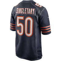 Chicago Bears Mike Singletary Nike Navy Game Retired Player Jersey