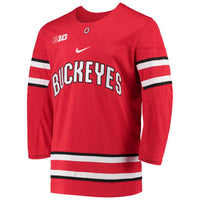 Ohio State Buckeyes Nike Replica Team Hockey Jersey - Scarlet