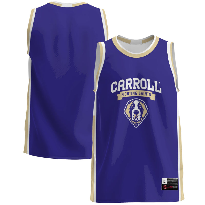 Carroll College Fighting Saints GameDay Greats Lightweight Basketball Jersey - Purple