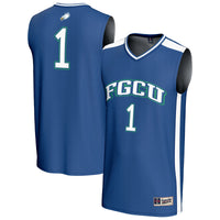 #1 Florida Gulf Coast Eagles GameDay Greats Lightweight Basketball Jersey - Blue