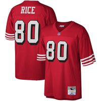 San Francisco 49ers Jerry Rice Mitchell & Ness Scarlet Legacy Replica Jersey
