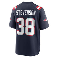 New England Patriots Rhamondre Stevenson Nike Navy Game Jersey