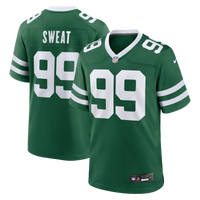 New York Jets T'Vondre Sweat Nike Legacy Green Team Game Jersey