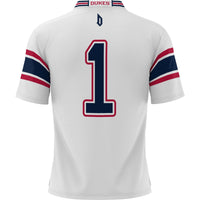 #1 Duquesne Dukes GameDay Greats Football Jersey - White