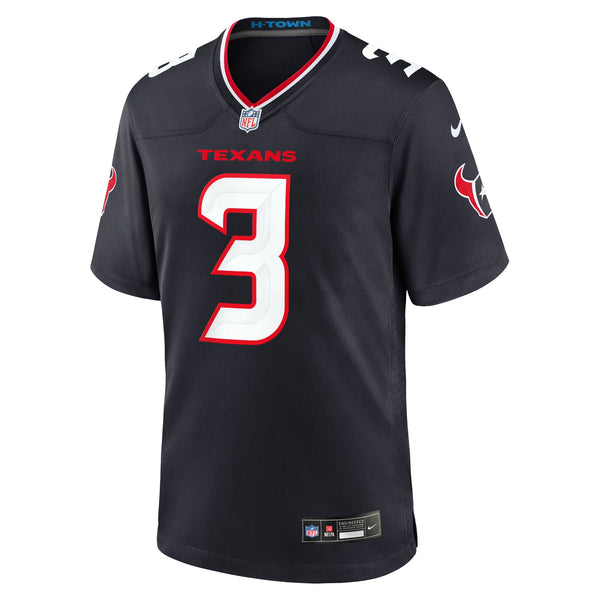 Houston Texans Tank Dell Nike Navy Game Jersey