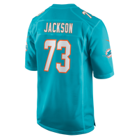 Miami Dolphins Austin Jackson Nike Aqua Game Jersey