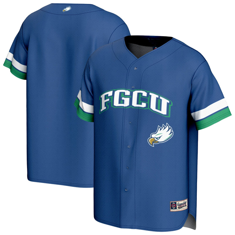 Florida Gulf Coast Eagles GameDay Greats Baseball Jersey - Blue