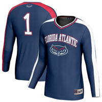 #1 Florida Atlantic Owls GameDay Greats Lightweight Collegiate Volleyball Fashion Jersey - Navy