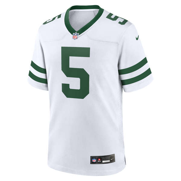 New York Jets Garrett Wilson Nike Legacy White Game Jersey