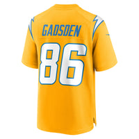 Los Angeles Chargers Oronde Gadsden Nike Gold Alternate Charger Power Game Jersey