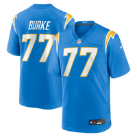Los Angeles Chargers Travis Burke Nike Powder Blue Team Game Jersey