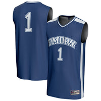 #1 Emory Eagles GameDay Greats Lightweight Collegiate Basketball Fashion Jersey - Blue