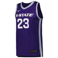 #23 Kansas State Wildcats Nike Replica Basketball Jersey - Purple